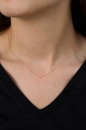 Heliophilia Silver Collar de Plata de Ley 925 Rosa
